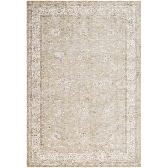 BoutiqueRugs Ashraf Traditional Area Rug - Beige, Cream, Taupe - 7'10" x 10'2"