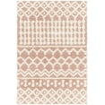 thumbnail image 1 of BoutiqueRugs Azura Boho Moroccan Geometric Shag Oversized for Living Room, Bedroom, Dorm, Kids Room - Dusty Pink, White - 9'2" x 12' (9x12), 1 of 8