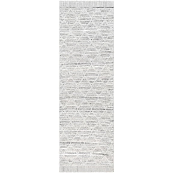 BoutiqueRugs Bartimaeus Traditional, Transitional Runner Rug - Cream, Black - 2'6" x 8' Runner