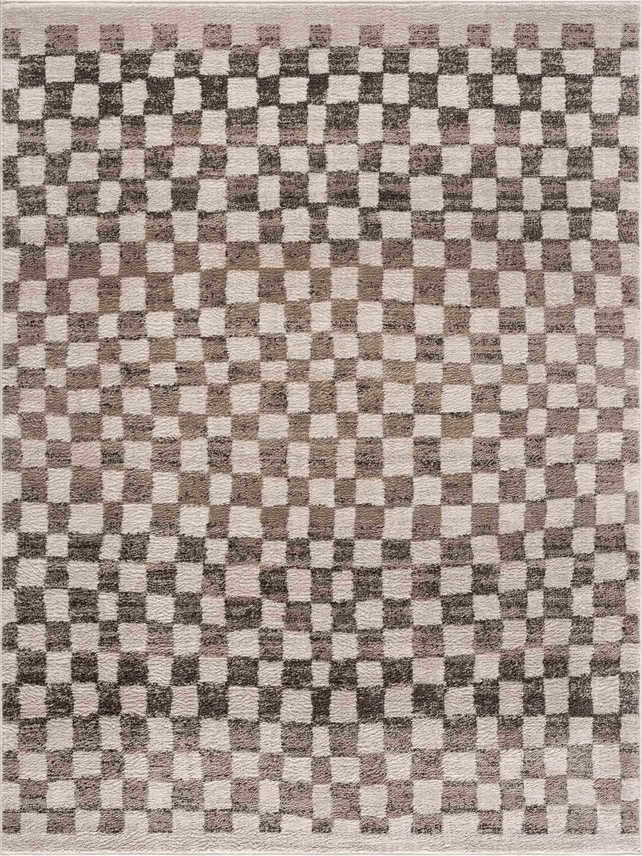 BoutiqueRugs Benjy Contemporary Area Rug - Cream, Charcoal - 8'10'' x 12''