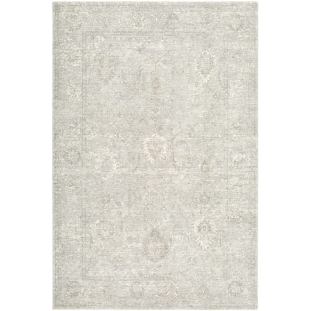 BoutiqueRugs Brando Traditional Area Rug - Medium Gray, Dove Gray, Ivory - 2' x 2'11"