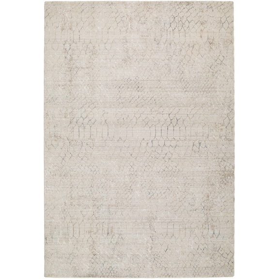 BoutiqueRugs Catlyn Contemporary Runner Rug - Beige, Cream, Medium Gray - 2'7" x 10' Runner