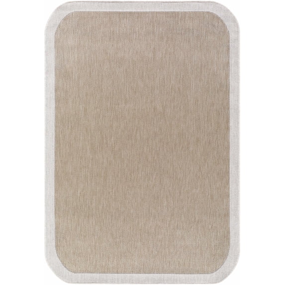 BoutiqueRugs Chetan Traditional Area Rug - Outdoor Safe - Tan, Cream - 2'4" x 3'9"