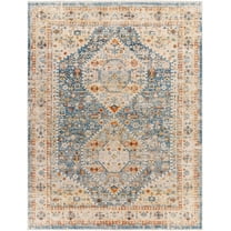 BoutiqueRugs Cyndi Traditional Area Rug - Blue, Peach, Mustard - 12' x 15'7"