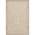 BoutiqueRugs Deron Contemporary Area Rug - Machine Washable - Beige ...