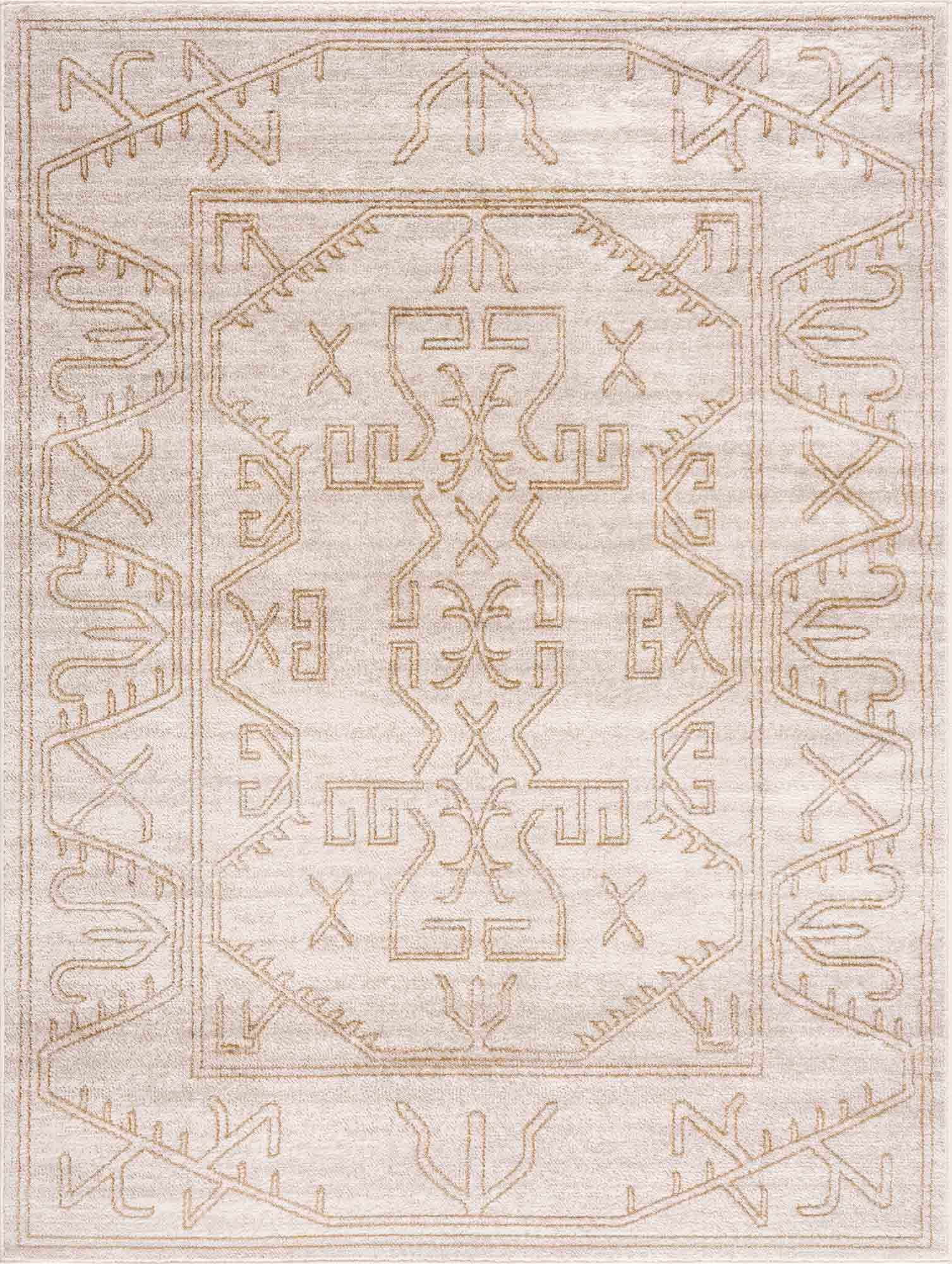 Divya Rug BoutiqueRugs Divya Farmhouse Area Rug - Cream, Gold - 5'3