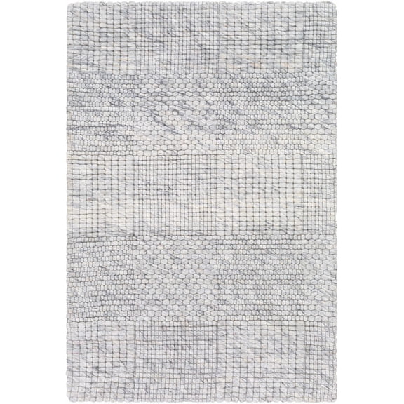 BoutiqueRugs Eckman Contemporary Area Rug - Off White, Black, Charcoal - 2' x 3'