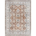 thumbnail image 1 of BoutiqueRugs Ezio Farmhouse Area Rug - Machine Washable - Rust, Mustard, Off White - 2'2" x 3'9", 1 of 16
