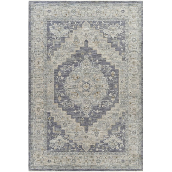 Boutique Rugs Highgale Gray&Blue Style Area Rug - Light Gray, Gray, Medium Gray - 6'7" x 9'6"
