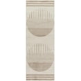 thumbnail image 1 of BoutiqueRugs Howi Contemporary Runner Rug - Cream, Dark Red, Light Slate - 2'7" x 10' Runner, 1 of 11