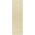 thumbnail image 1 of Boutique Rugs Ilana Braided Bohemian Natural Jute Runner Rug - Farmhouse Bleached Hand Woven Tassel Carpet for Hallway, Kitchen, Kids Room - White, Cream, Sage - 2'6" x 10' Runner, 1 of 13