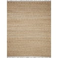 thumbnail image 1 of BoutiqueRugs Ionut Modern Jute Neutral Color Area Rug - Bohemian Sea Grass Natural Fiber Geometric Carpet for Living Room, Bedroom - Rattan - Brown, Beige, Cream - 2' x 3', 1 of 15