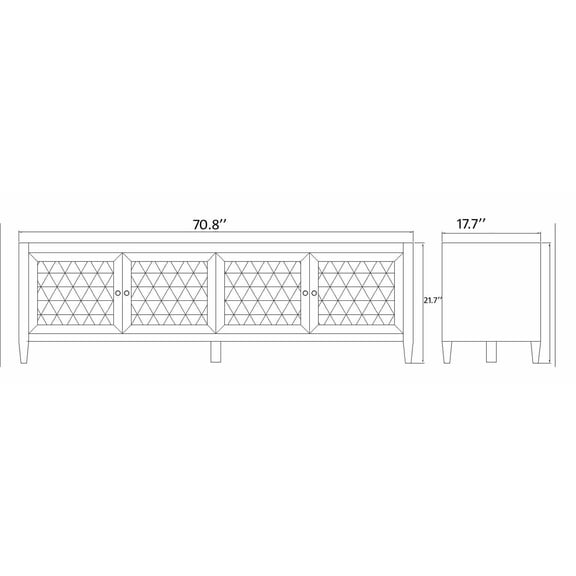 BoutiqueRugs Ivangorod Console Table