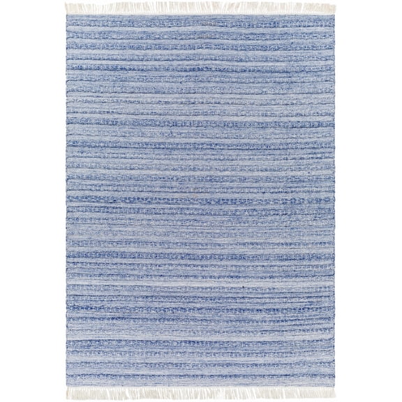BoutiqueRugs Jake Contemporary Area Rug - Blue, Ivory, Cream - 2' x 3'