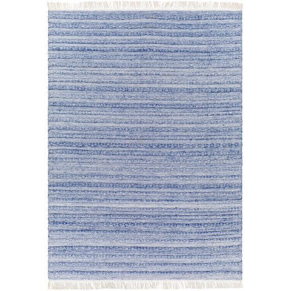 BoutiqueRugs Jake Contemporary Area Rug - Blue, Ivory, Cream - 2' x 3'