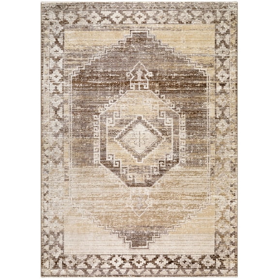 BoutiqueRugs Kailey Traditional Area Rug - Light Gray, Taupe, Off White - 7'10" x 10'2"