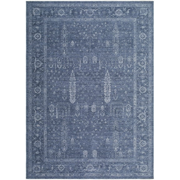 BoutiqueRugs Kamand Traditional Area Rug - Navy, Blue, Denim - 2'7" x 3'11"