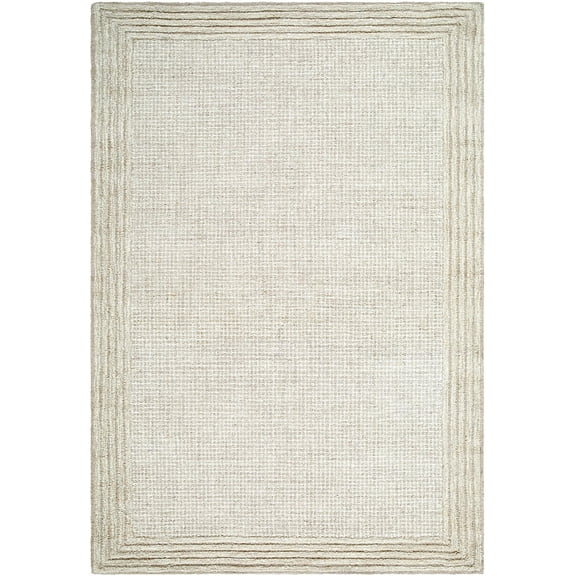 BoutiqueRugs Kayoko Traditional, Transitional Area Rug - Ivory, Off White - 5' x 7'6"