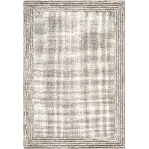 BoutiqueRugs Kayoko Traditional, Transitional Area Rug - Off White, Light Brown, Beige - 5' x 7'6"