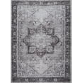 thumbnail image 1 of BoutiqueRugs Kyan Traditional Area Rug - Machine Washable - Gray, Black, Peach - 18" x 18" Sample, 1 of 19