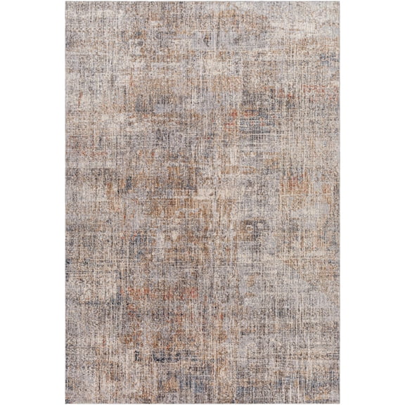 BoutiqueRugs Llorente Contemporary Area Rug - Beige, Light Gray, Teal - 9'2" x 12'
