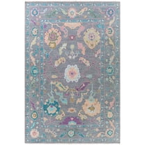 BoutiqueRugs Marchwood Traditional Area Rug - Blue, Gray, Light Blue - 2' x 3'