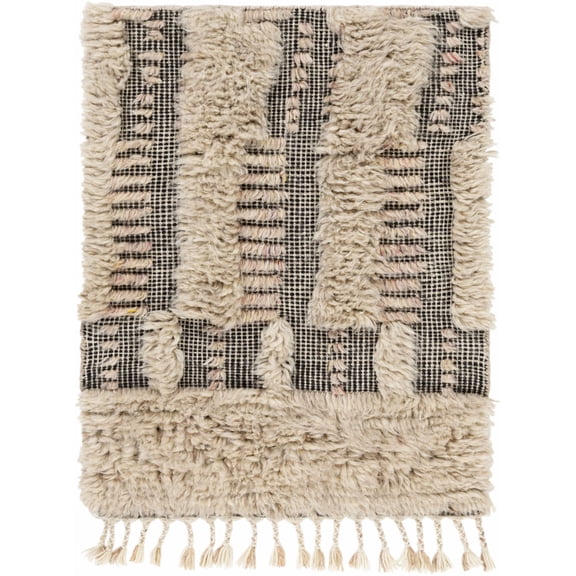 BoutiqueRugs Monifieth Bohemian, Transitional Area Rug - Dark Brown, Dusty Pink, Cream - 2' x 3'