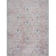 thumbnail image 1 of BoutiqueRugs Morcott Boho Vintage Area Rug - Traditional Damask Floral Carpet for Living Room, Bedroom - Machine Washable - Black, Ivory, Medium Gray - 5'3" x 7' (5x7), 1 of 17