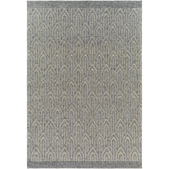 BoutiqueRugs Peri Contemporary Area Rug - Gray, Cream, Black - 2' x 3'