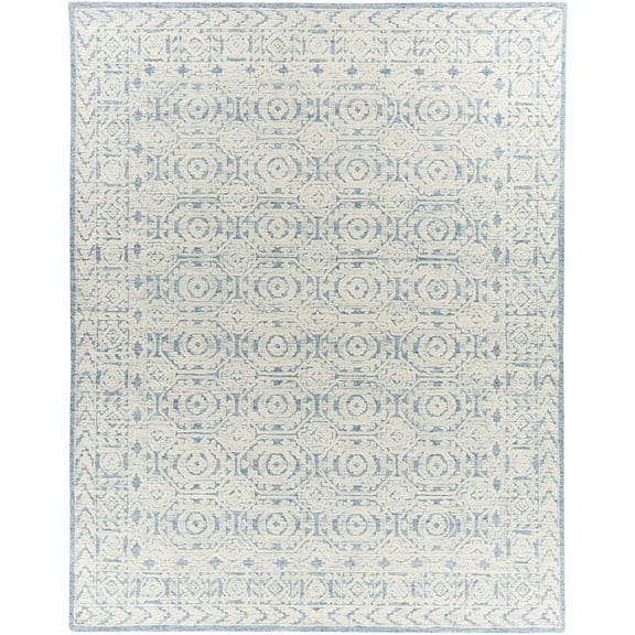 BoutiqueRugs Poland Traditional Area Rug - Navy, Pale Blue, Cream - 2' x 3'