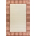 thumbnail image 1 of BoutiqueRugs Redby Traditional, Transitional Area Rug - Outdoor Safe - Rust, Beige - 8'10" x 12'10", 1 of 9