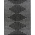 thumbnail image 1 of BoutiqueRugs Stephan Contemporary Area Rug - Outdoor Safe - Black, Charcoal, Cream - 7'10" x 10'2", 1 of 19
