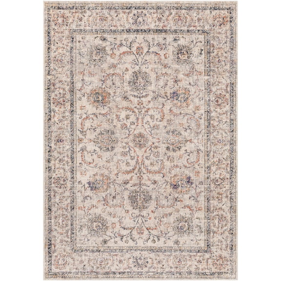 BoutiqueRugs Temelec Traditional Area Rug - Cream, Beige, Tan - 9'2" x 12'