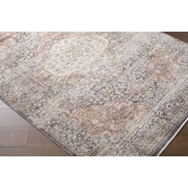Boutique Rugs Tulio Traditional Area Rug - Gray, Dark Red, Cream - 5'3" x 7'