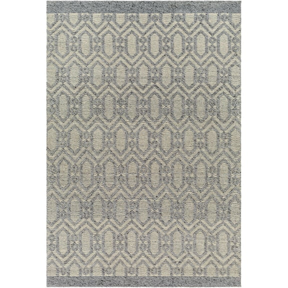 BoutiqueRugs Vahe Contemporary Area Rug - Gray, Cream, Black - 2' x 3'