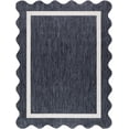 thumbnail image 1 of BoutiqueRugs Varro Traditional Area Rug - Outdoor Safe - Navy, Cream - 6'7" x 9', 1 of 8
