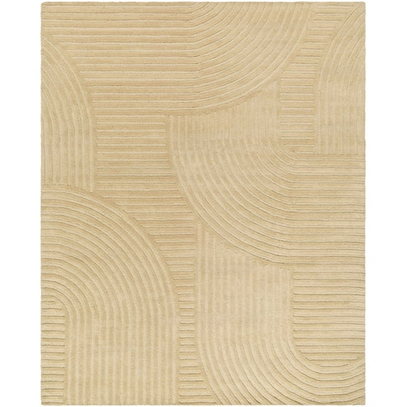 BoutiqueRugs Whan Contemporary Area Rug - Beige, Sandstone, Cream - 5' x 7'6"