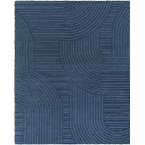 BoutiqueRugs Whan Contemporary Area Rug - Denim - 2' x 3'