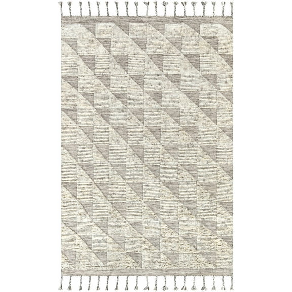 BoutiqueRugs Yarravel Bohemian, Transitional Area Rug - Charcoal, Dark Brown, Ivory - 2' x 3'