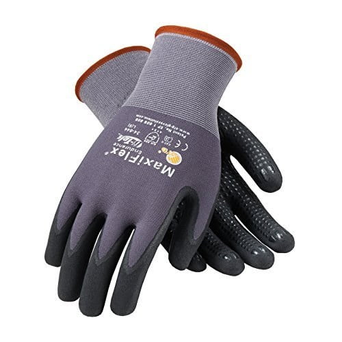 Bouton 34-844/XL MAXIFLEX ENDURANCE 15G GRY NYLON SHELL BLK MICRO