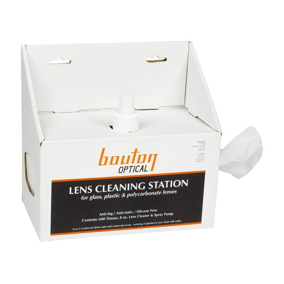 Bouton Wall Mount Disposable Optical Lens Cleaning Station 252-LCS08
