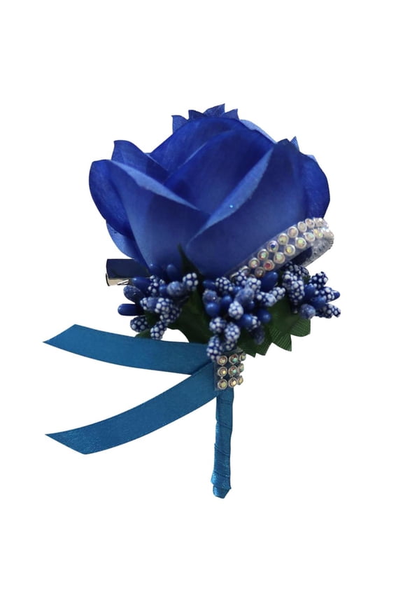 Boutonniere Wedding Boutonniere Handmade Rose Boutonniere Corsage with Pin and
