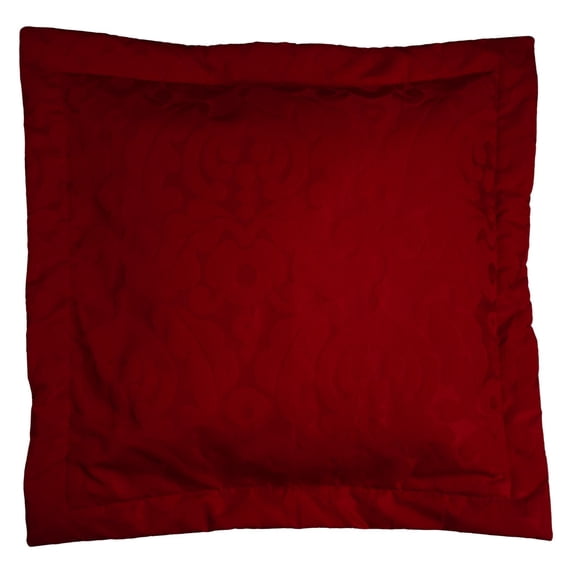 Bouvier Red Jacquard Square Sham by Thomasville At Home