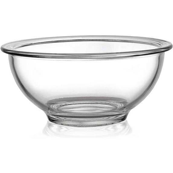 Bovado USA Glass Mixing Bowl 1 Quart Oven Freezer Dishwasher Safe Serving Storage