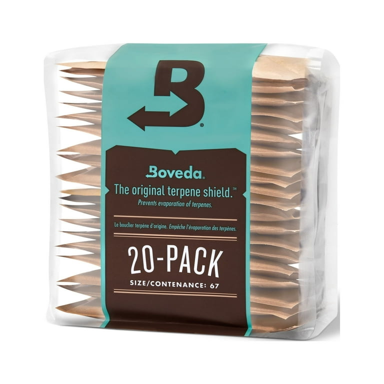 Boveda 62% Two-Way Humidity Control Packs, Size 67, 20 Pack