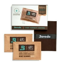 Boveda Small Starter Kit for Music: 1 Single Fabric Holder – 2 Standard Size 49% RH Boveda For a Wooden Instrument – Improves Efficiency of Boveda Two-Way Humidity Control In an Instrument Case