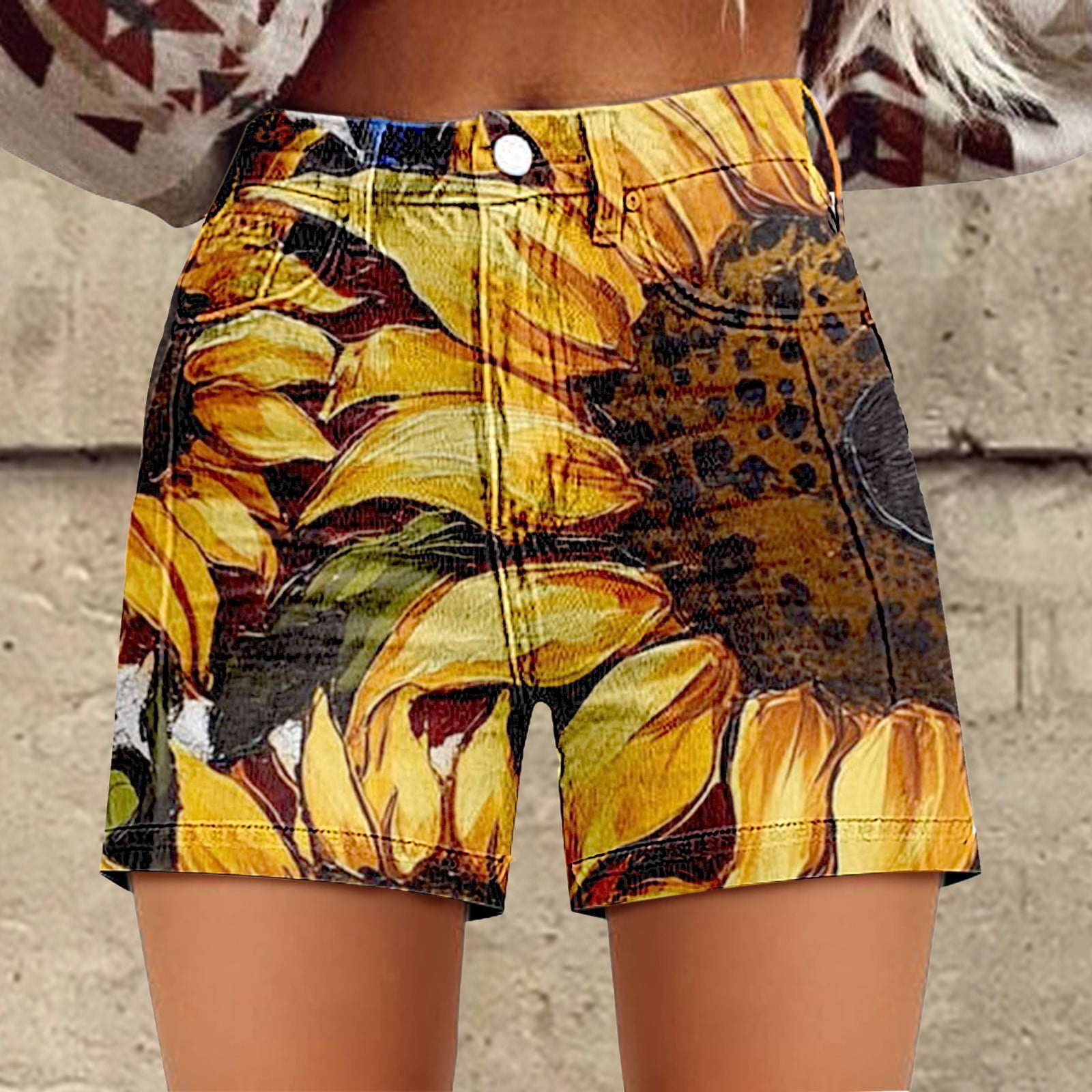 Curated visual reference: Fresh Look at Bovemsi 2025 Summer Fourth Of July High Waisted Twill Shorts