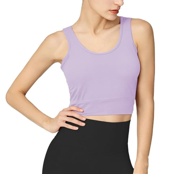 Bovemsi Camisole Tops for Women Short Sleeved Padded Top Loose Plus Size Integrated Cup Design Breast Shaping Versatile Fashion Base Basic Tanks