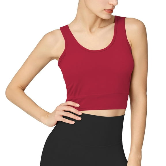 Bovemsi Camisole Tops for Women Short Sleeved Padded Top Loose Plus Size Integrated Cup Design Breast Shaping Versatile Fashion Base Basic Tanks