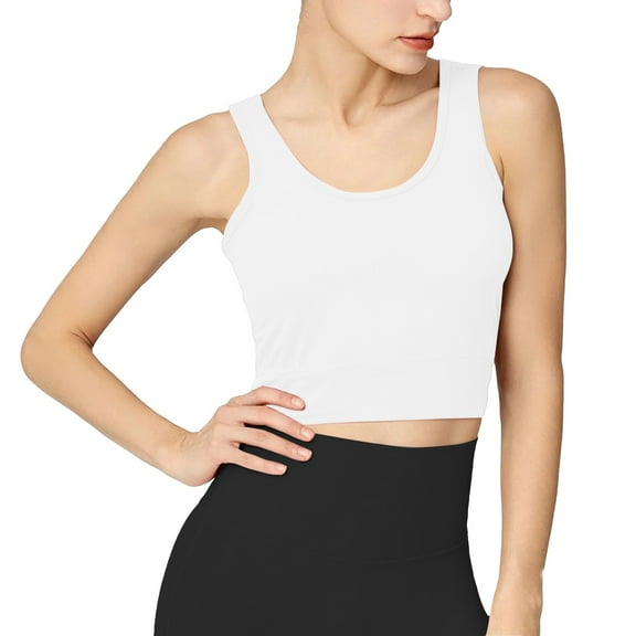 Bovemsi Camisole Tops for Women Short Sleeved Padded Top Loose Plus Size Integrated Cup Design Breast Shaping Versatile Fashion Base Basic Tanks